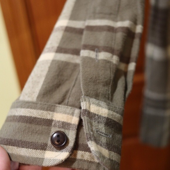 Lauren Ralph Lauren Green & Tan Plaid Shacket Full Zip Shirt Jacket LG - Picture 3 of 11